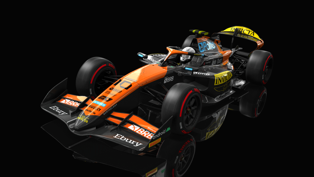 ACFL F2 2024, skin 10_Invicta_McLaren_Grabriel_Bortoleto