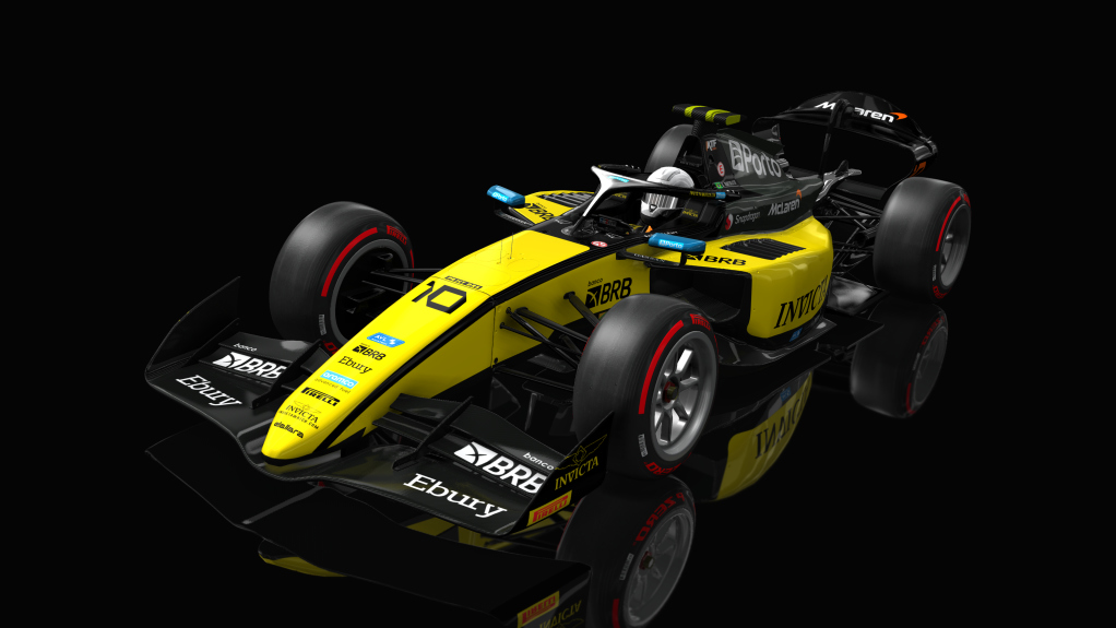 ACFL F2 2024, skin Invicta #10 Monaco