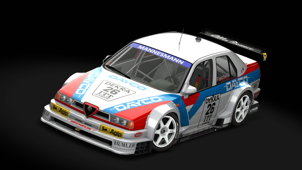 Alfa Romeo 155 2.5 Ti V6 DTM '95, skin 26_Fisichella