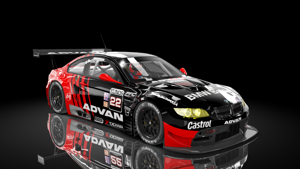 BMW M3 GT2, skin ADVAN