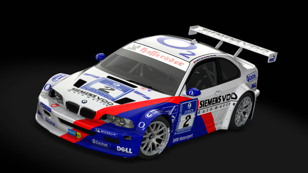BMW M3 GTR Race Car DTM '01, skin Team BMW Motorsport