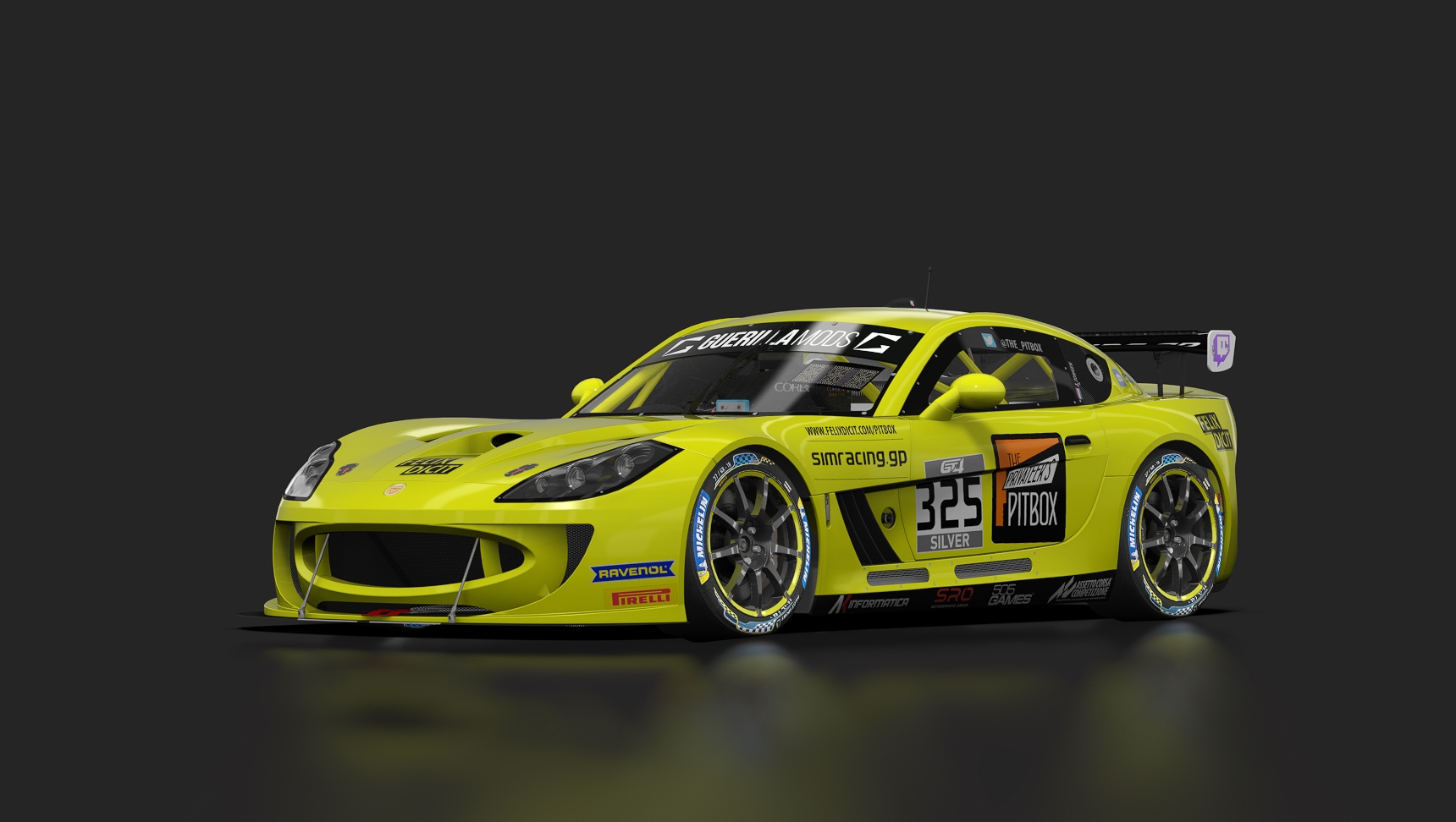 Ginetta G55 GT4, skin me_gt4_european_series_ttp_ginetta_JONGEN_325