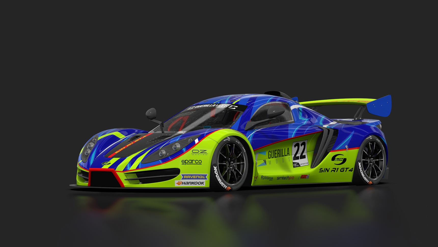 Sin R1 GT4, skin 22_guerilla