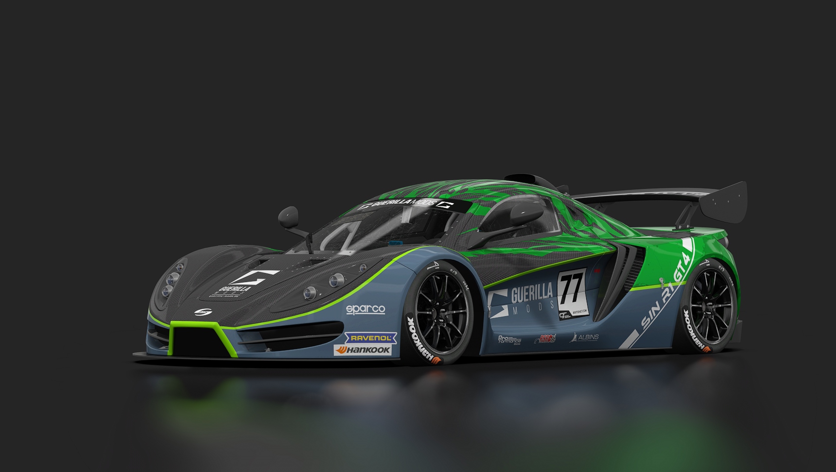 Sin R1 GT4, skin 77_guerilla