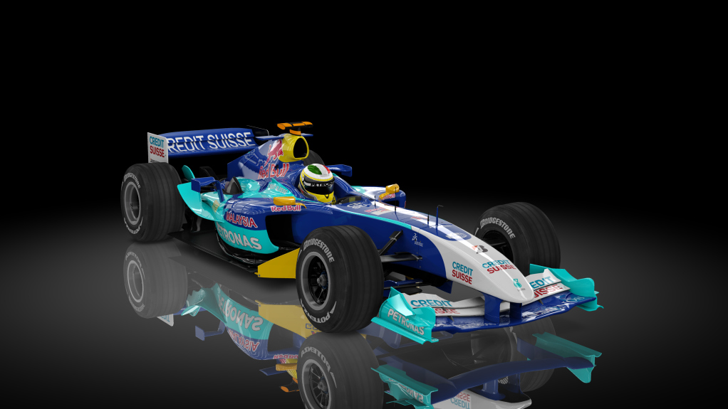 Ferrari F2004, skin 11_Sauber Red Bull_Giancarlo Fisichella