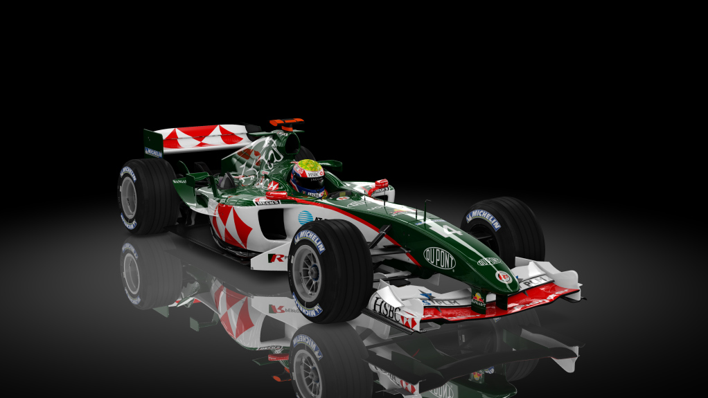 Ferrari F2004, skin 14_Jaguar_Racing_Mark_Webber