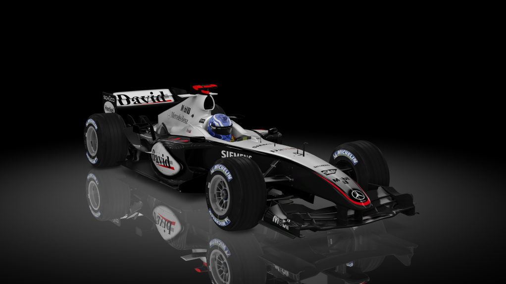 Ferrari F2004, skin 5_McLaren_Mercedes_David Coulthard