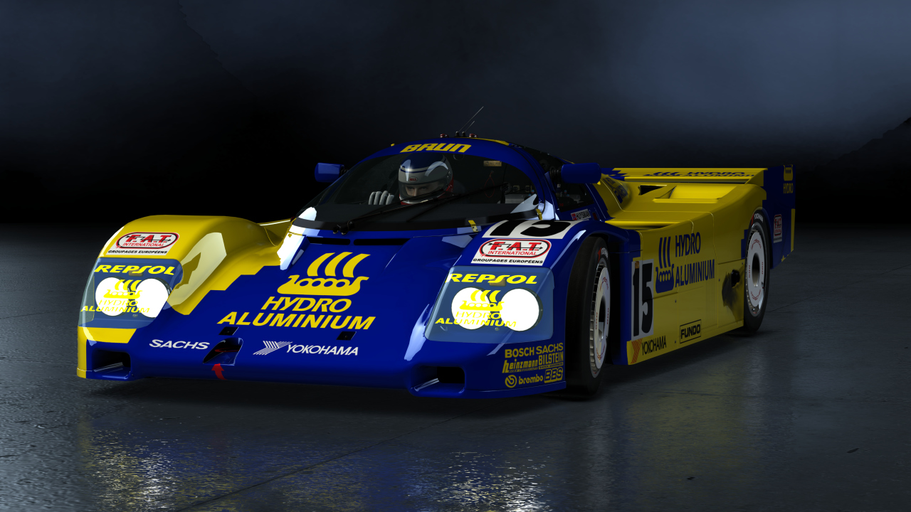 Porsche 962 C Long Tail, skin Brun_Motorsport_Hydro_15