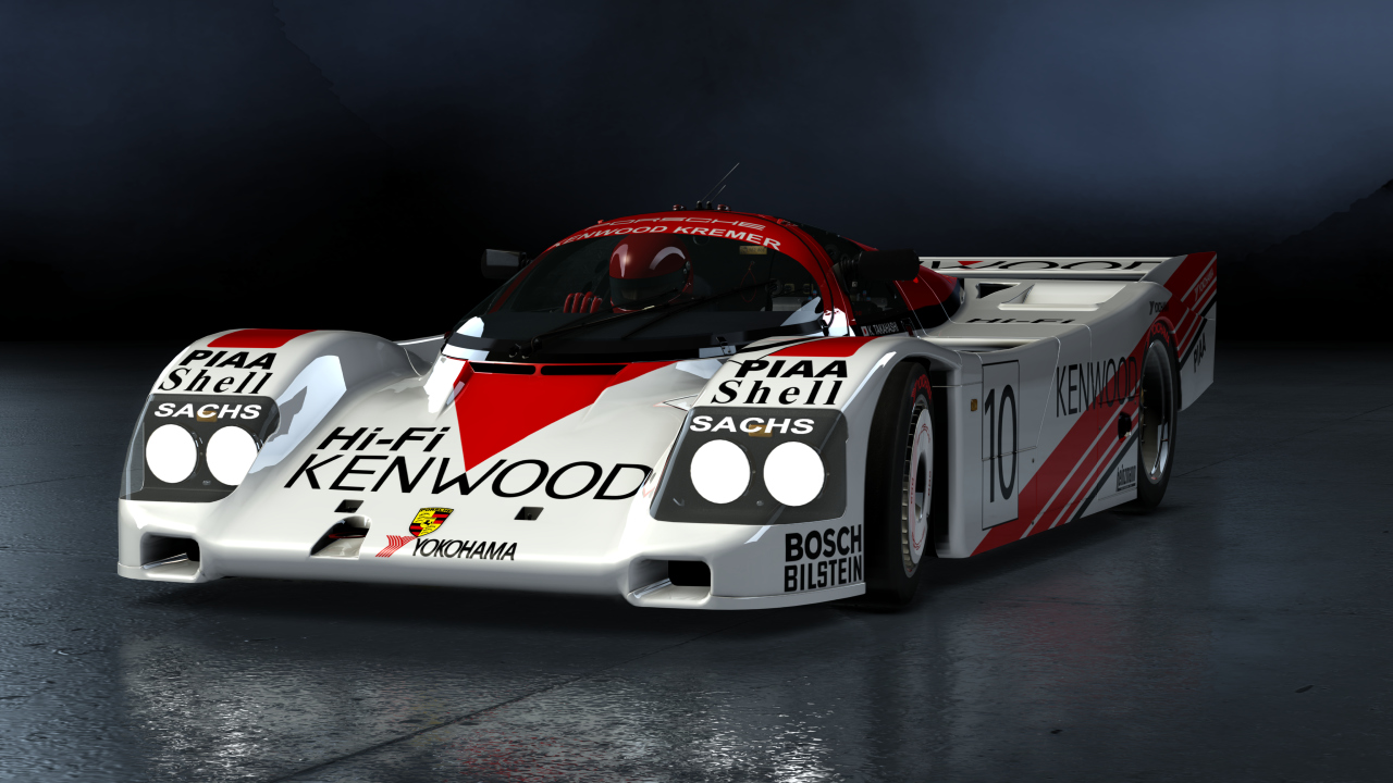 Porsche 962 C Long Tail, skin Kremer_Racing_Kenwood_10_1987