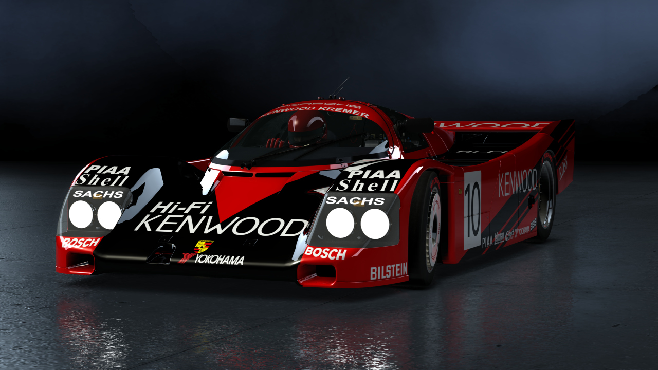 Porsche 962 C Long Tail, skin Kremer_Racing_Kenwood_10_1989