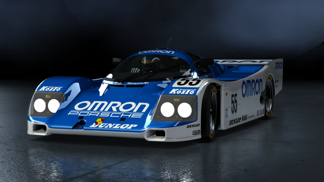 Porsche 962 C Long Tail, skin Omron_55