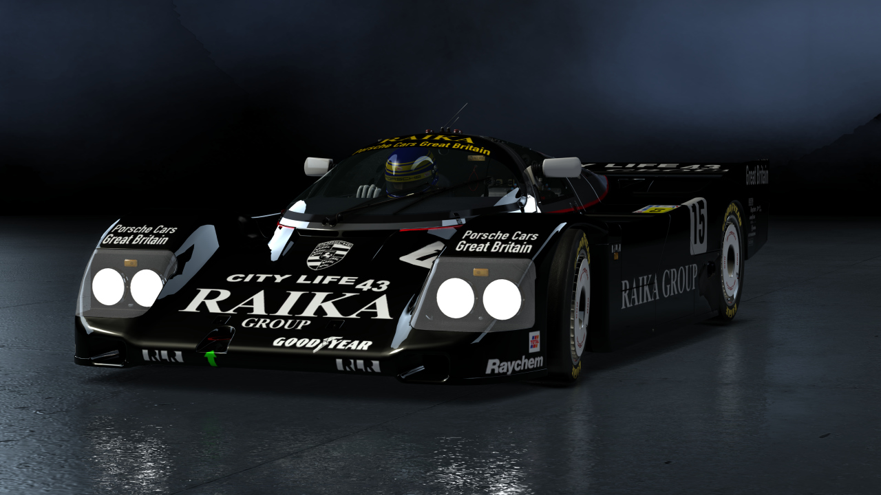 Porsche 962 C Long Tail, skin Richard_Lloyd_Racing_Raika_15