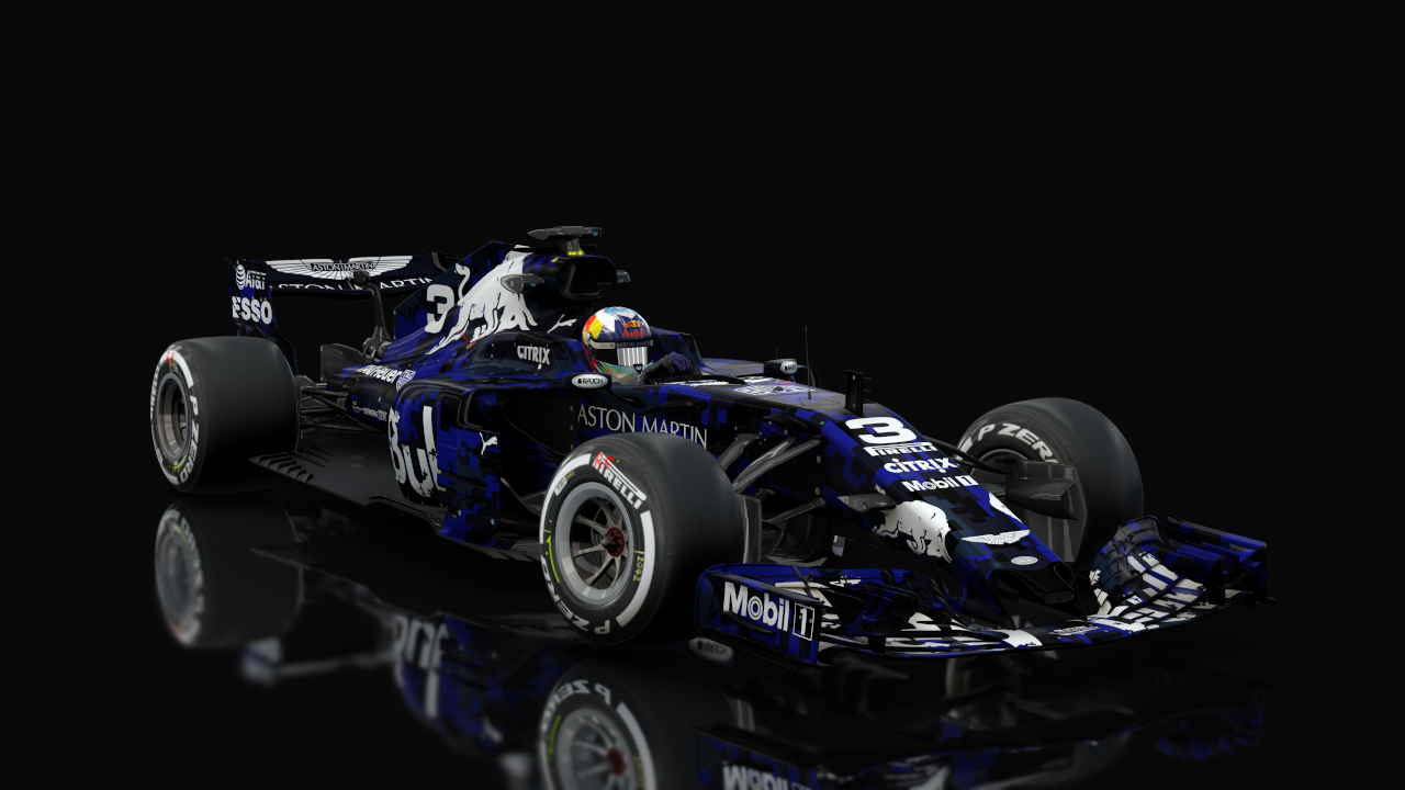 Formula Hybrid 2018, skin RB14_camo_3