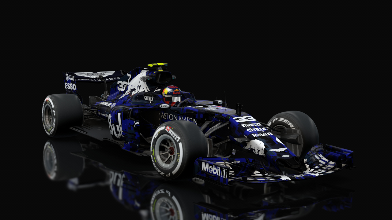 Formula Hybrid 2018, skin RB14_camo_33