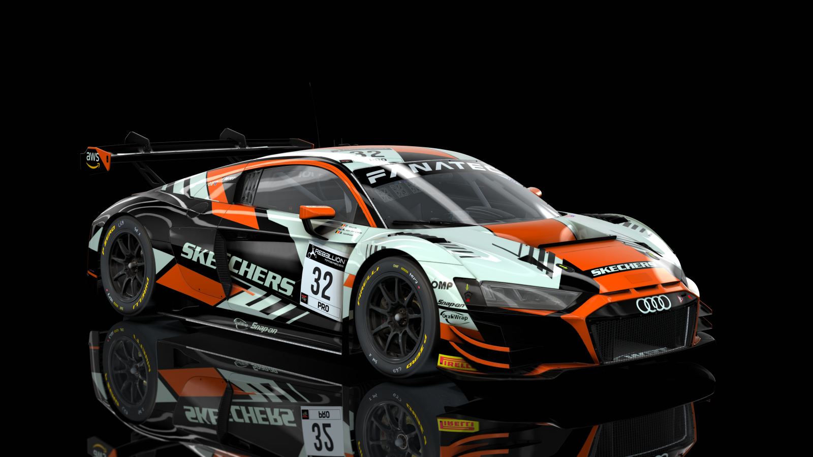 Audi R8 LMS GT3 Evo2, skin 32_WRT_Skechers