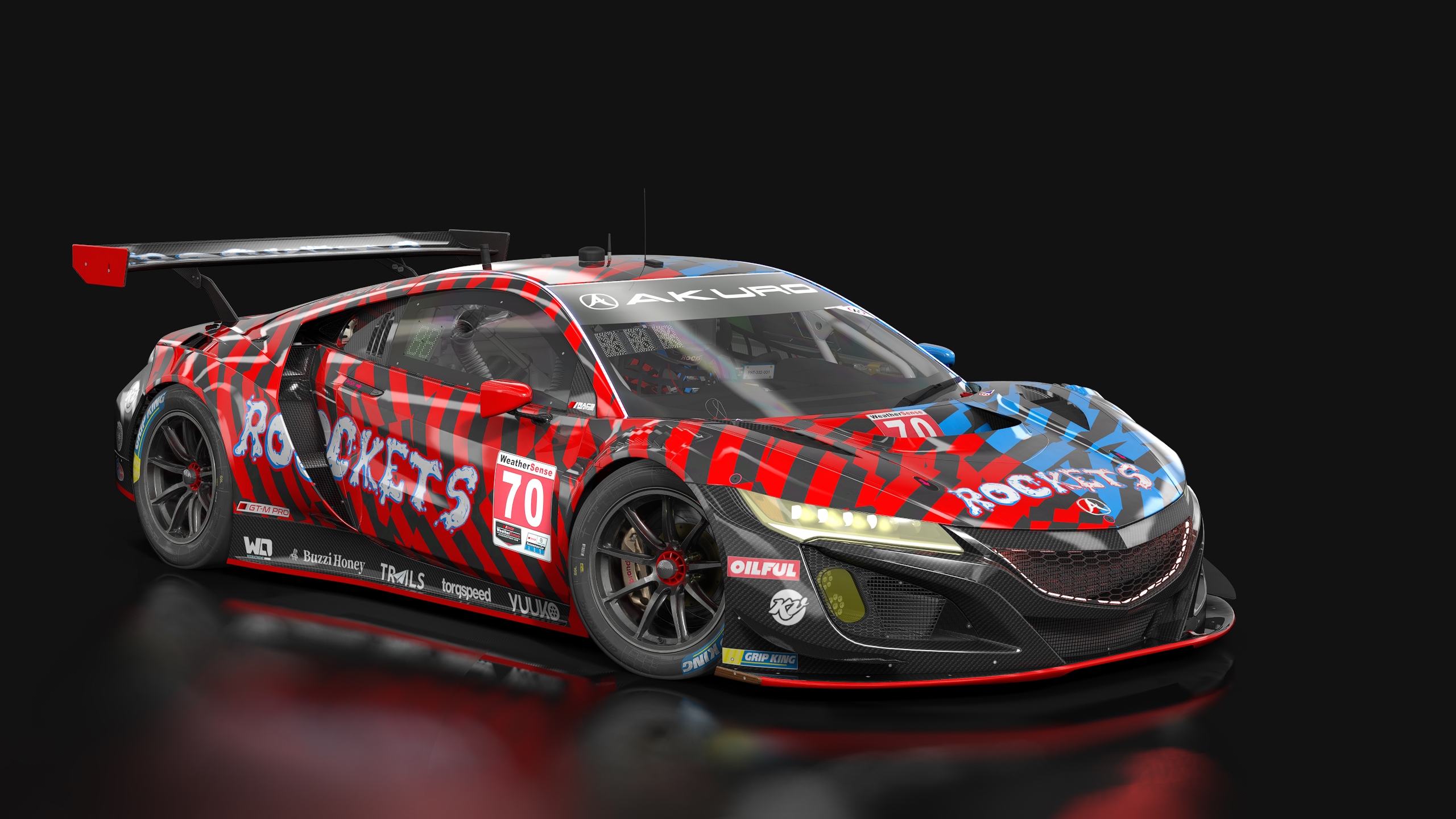 Acura NSX GT3 Evo2, skin 03_rockets_70