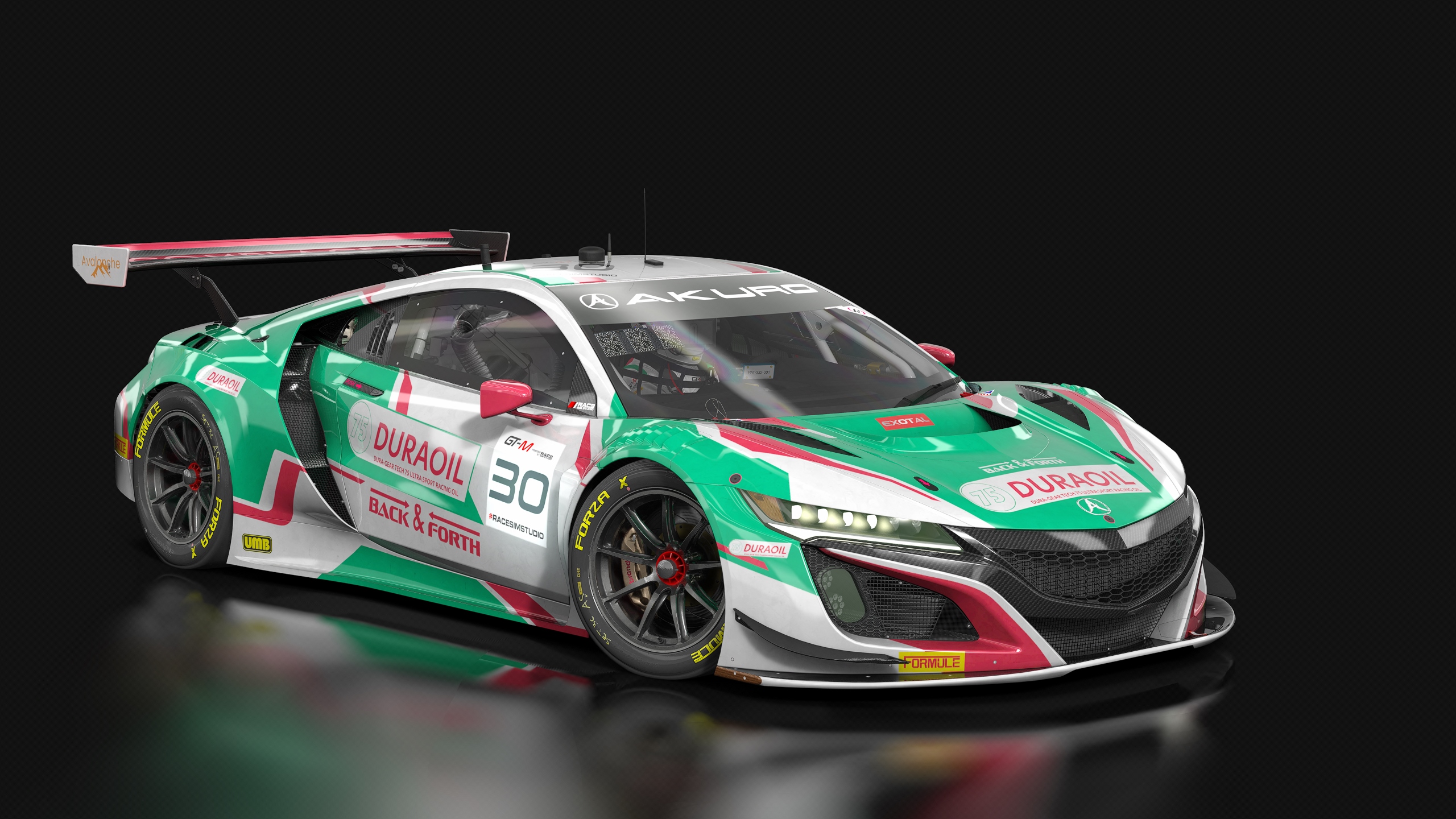 Acura NSX GT3 Evo2, skin 04_duraoil_30