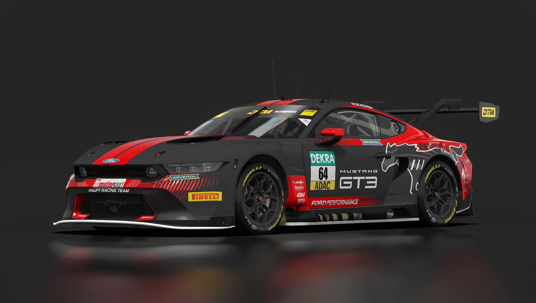 Ford Mustang GT3, skin A6_HRT_DTM_64