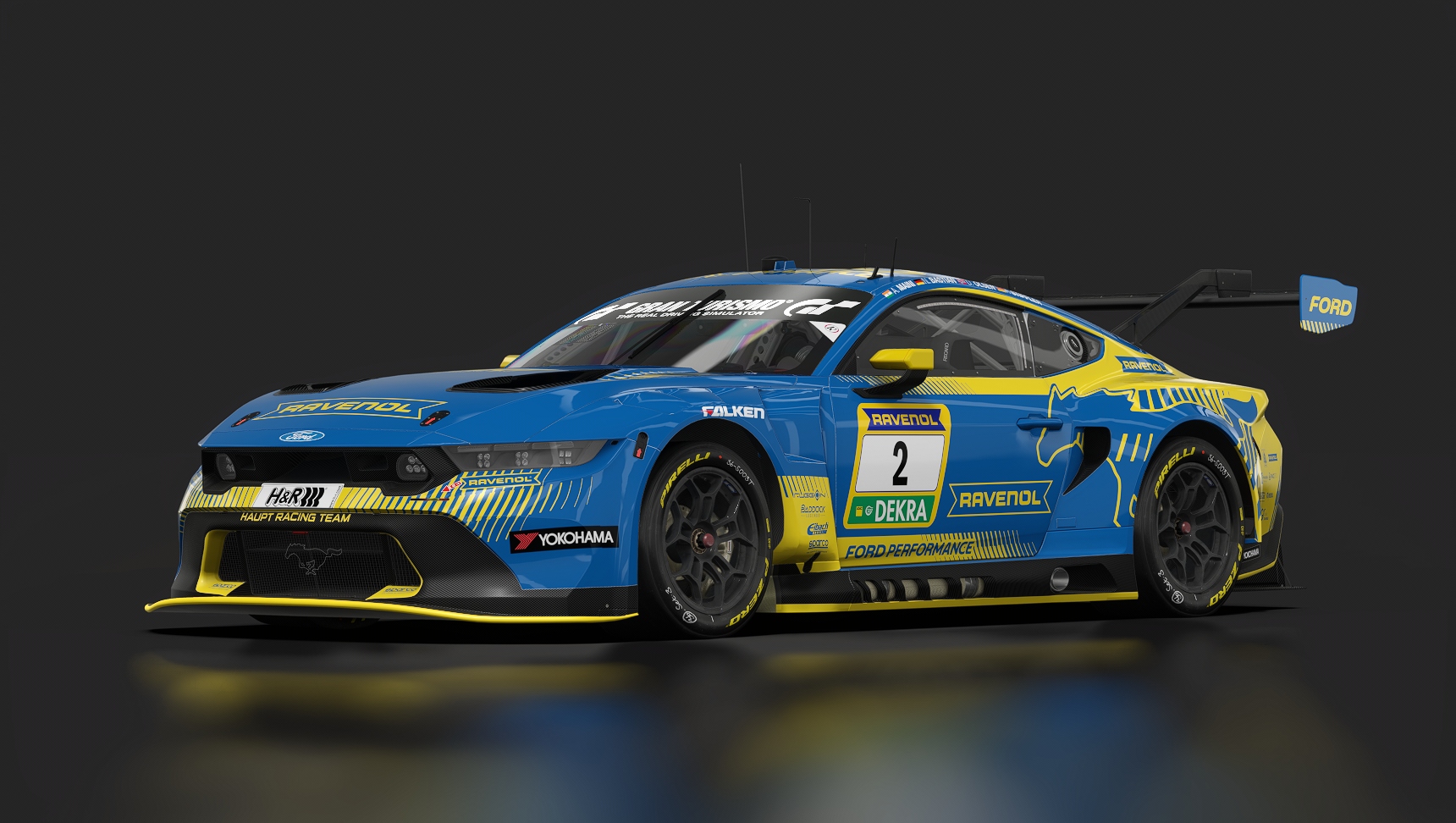 Ford Mustang GT3, skin A6_HRT_NLS_2