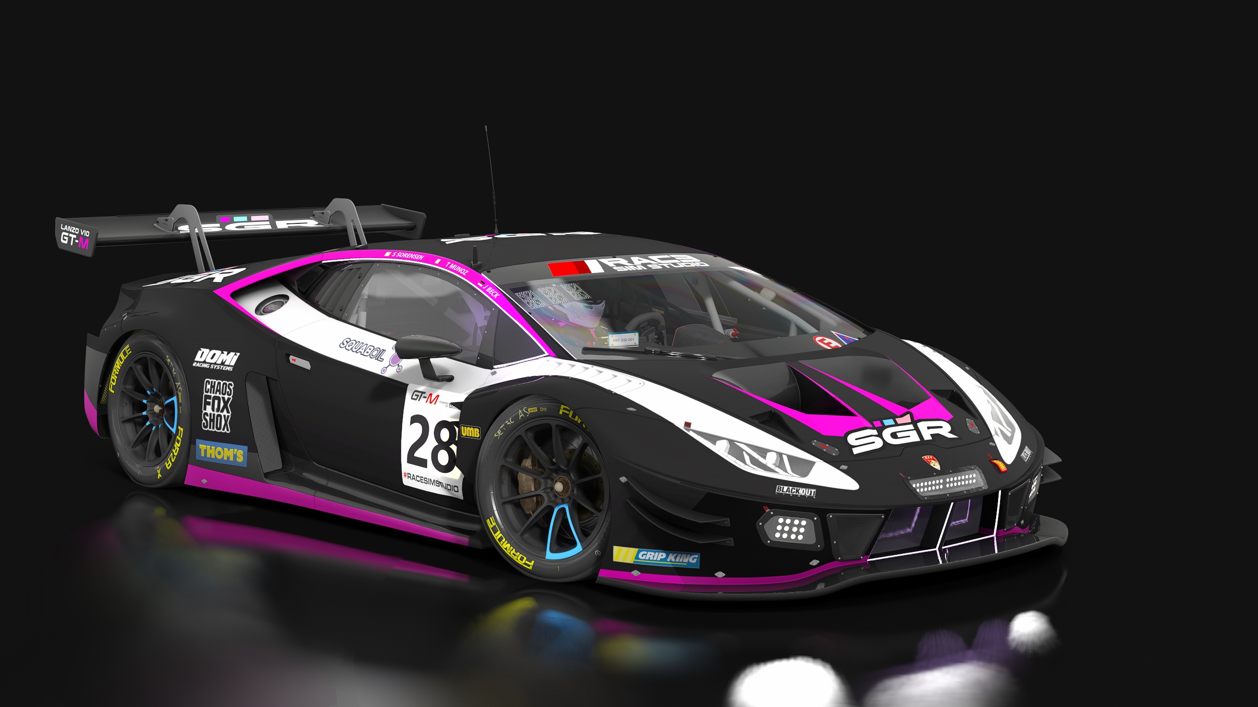 Lamborghini Huracán GT3 EVO, skin 28_zakscholes