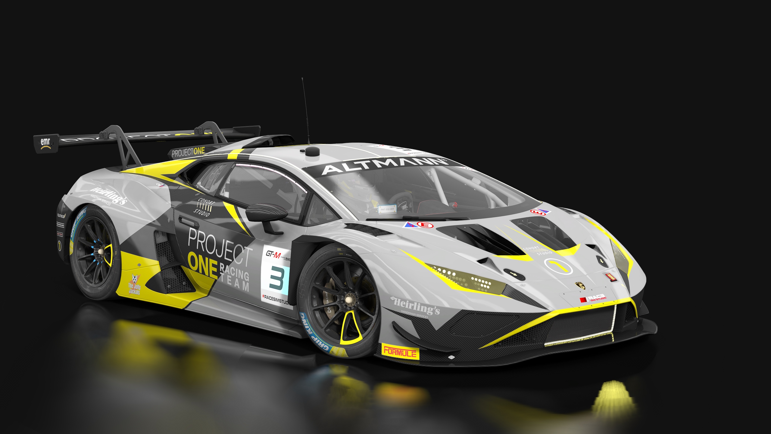 Lamborghini Huracán GT3 Evo2, skin 03_project_one_3