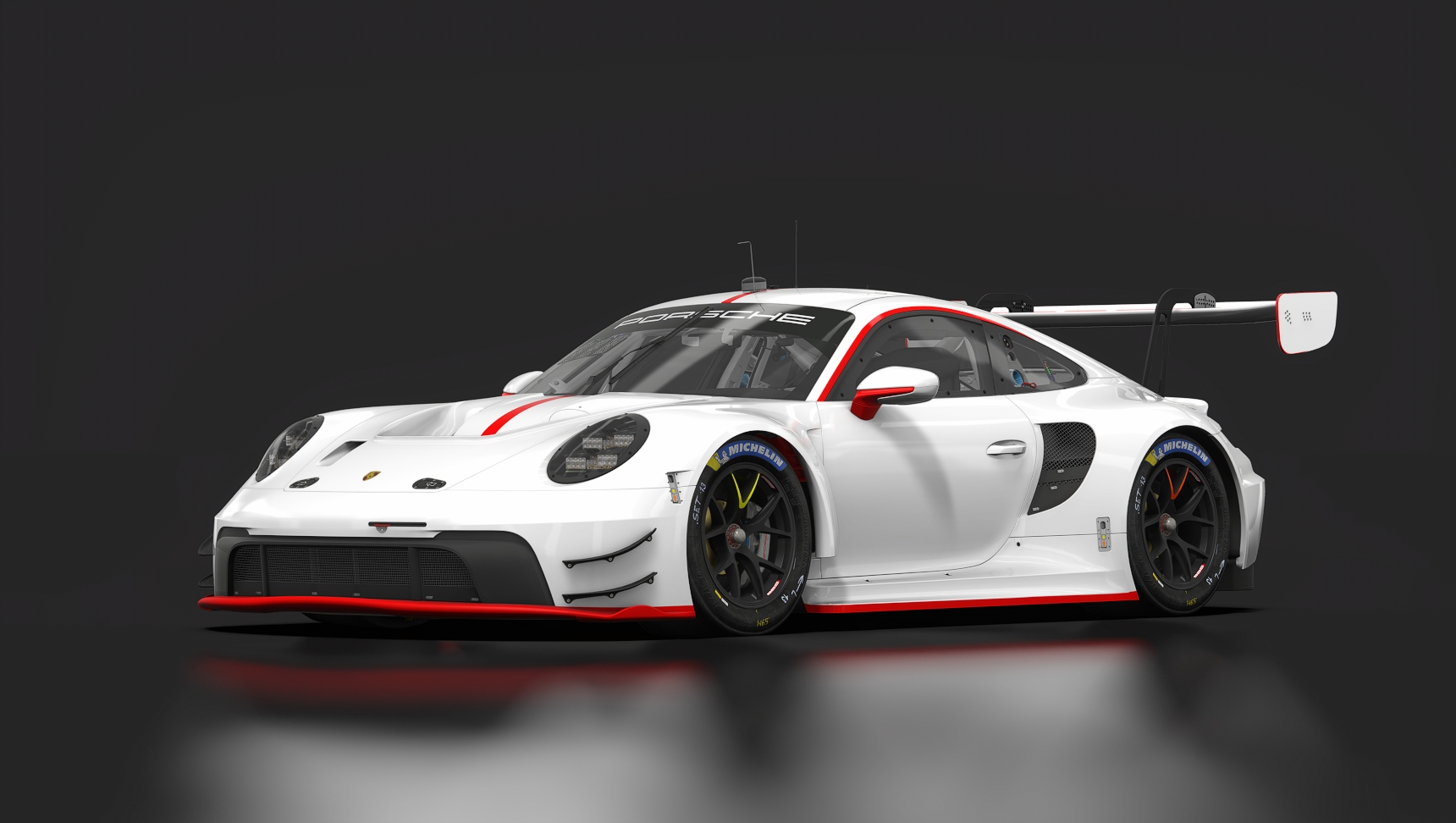 Porsche 911 (992) GT3 R, skin 0_white_red