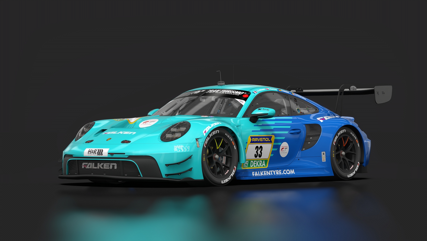 Porsche 911 (992) GT3 R, skin 33_Falken