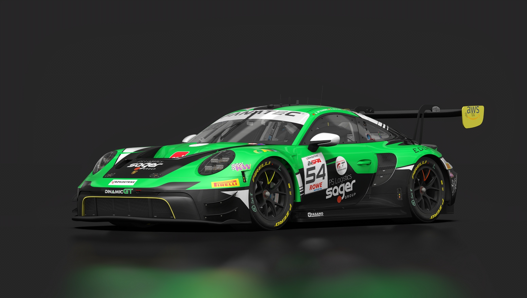 Porsche 911 (992) GT3 R, skin 54_dinamic_gt_24h_spa_2024