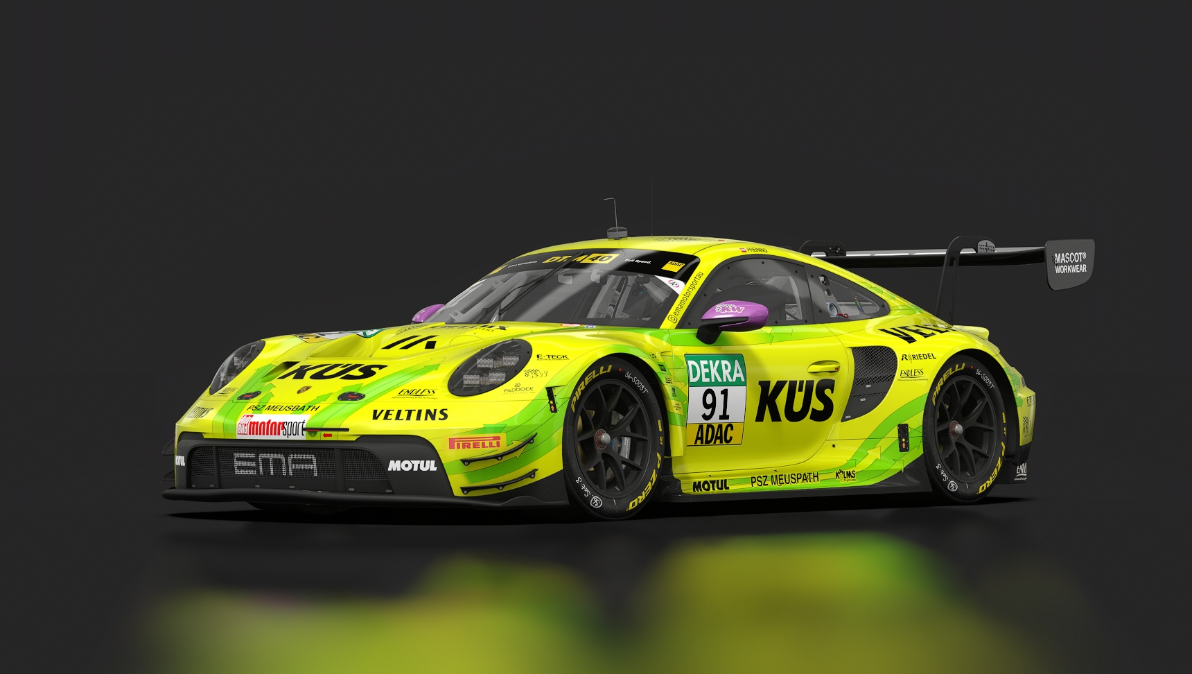 Porsche 911 (992) GT3 R, skin 91_grello_dtm