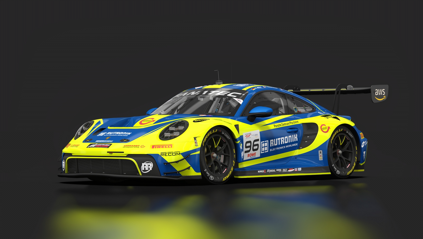 Porsche 911 (992) GT3 R, skin 96_Rutronik_GTWC