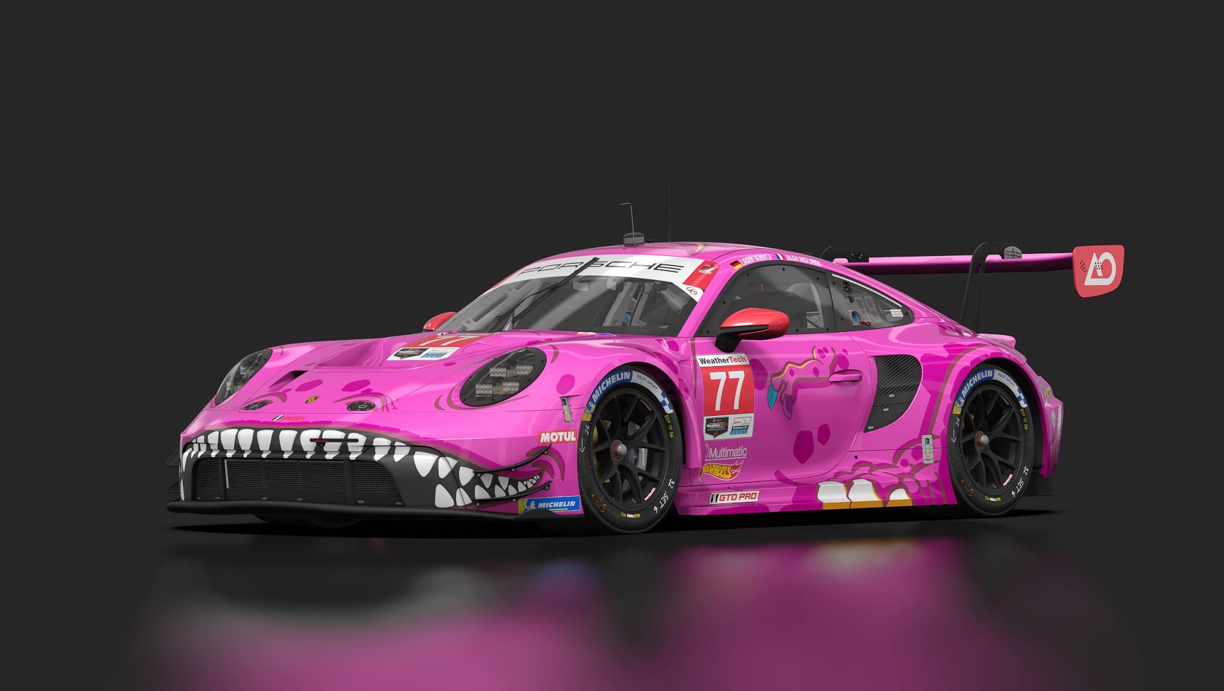Porsche 911 (992) GT3 R, skin M17_ao_racing_roxy_77