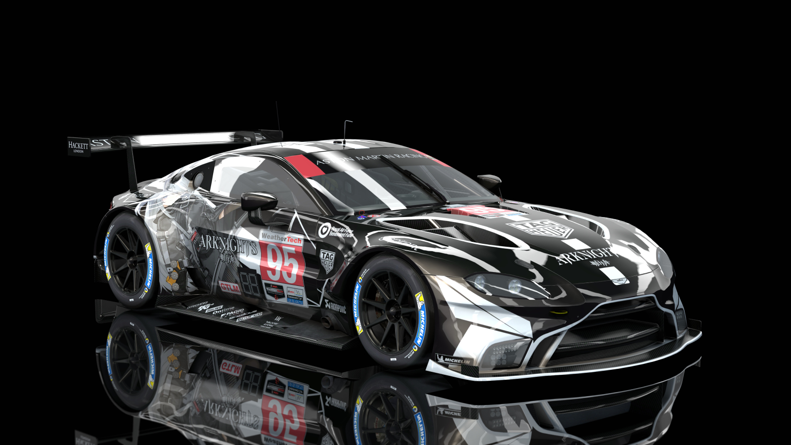 Aston Martin Vantage GT3, skin 95_AMR_Arknights_IMSA