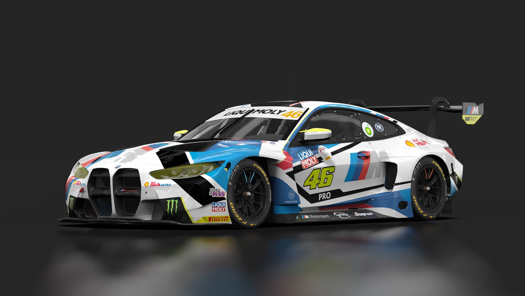 BMW M4 GT3, skin 2023_B12H_WRT_#46 Quali