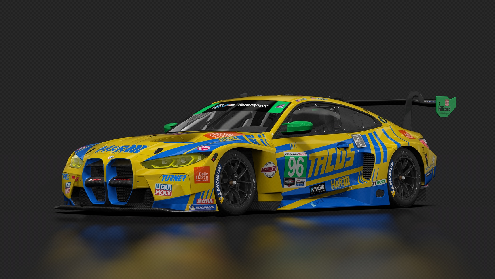 BMW M4 GT3, skin 2023_IMSA_96_Turner_Motorsports_GTD