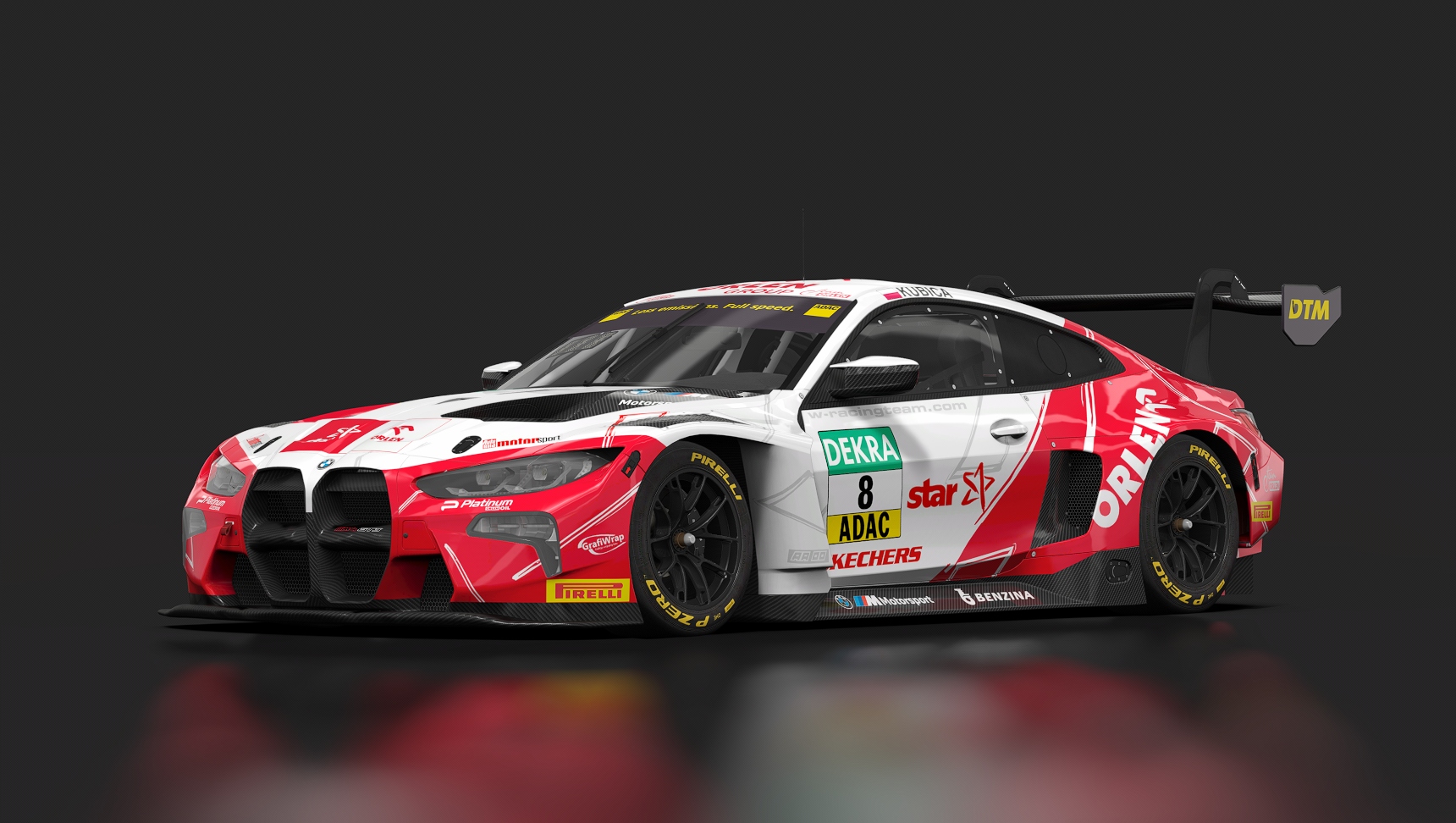 BMW M4 GT3, skin 8_Kubica_DTM_2023