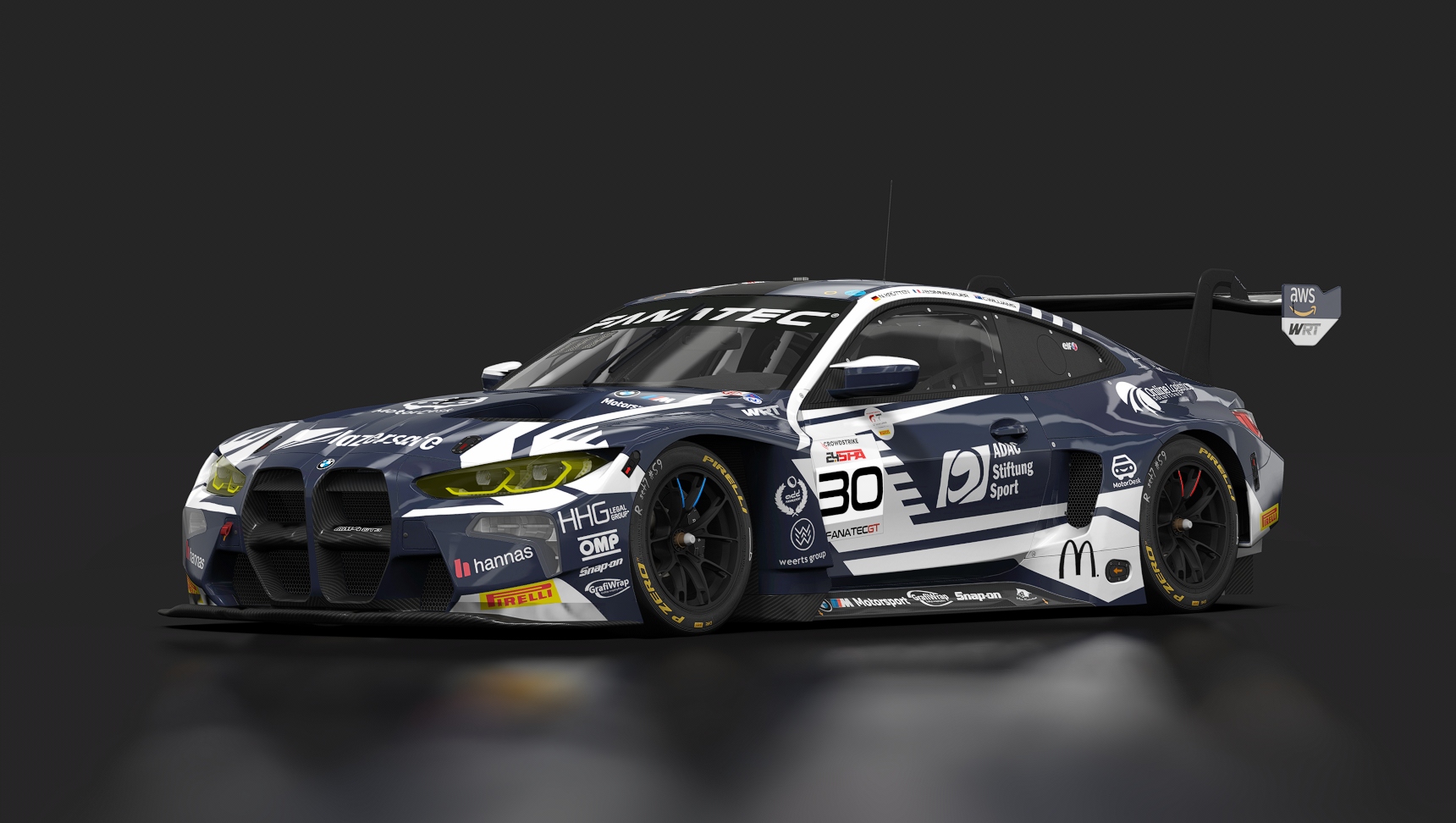 BMW M4 GT3, skin GTWC_24h_Spa_WRT_30_2023