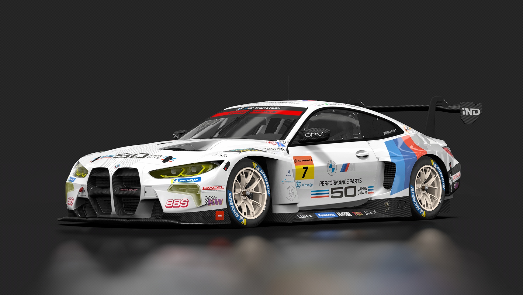 BMW M4 GT3, skin Studie_TestLivery