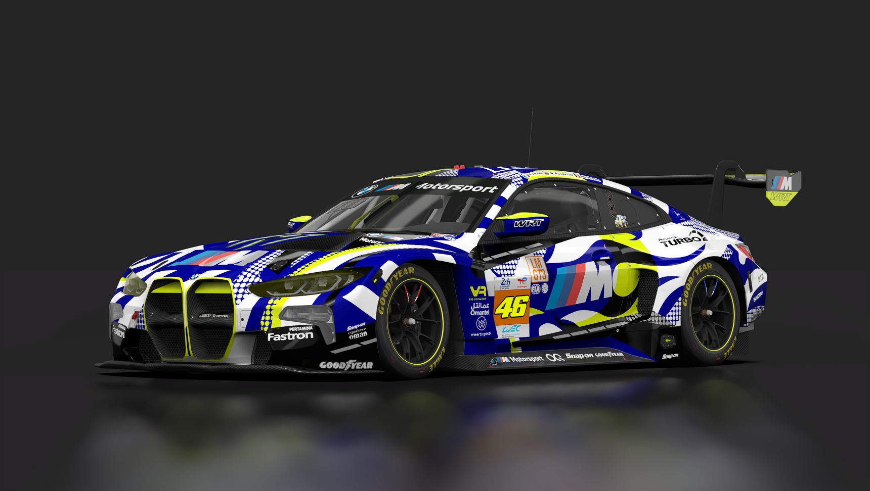 BMW M4 GT3, skin WEC_LeMans_2024_WRT_46