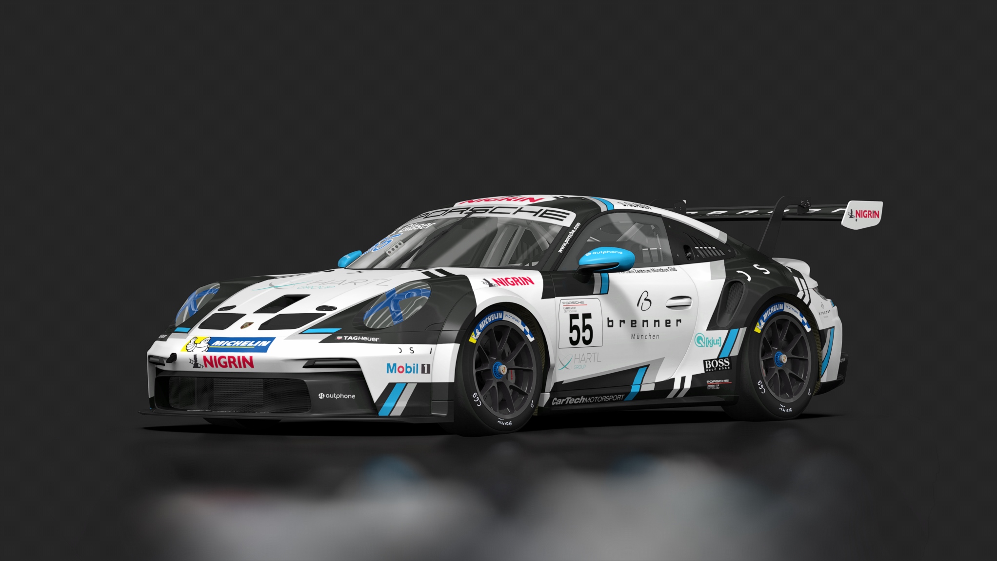 Porsche 911 (992) GT3 Cup, skin 55_Glaser_PCD