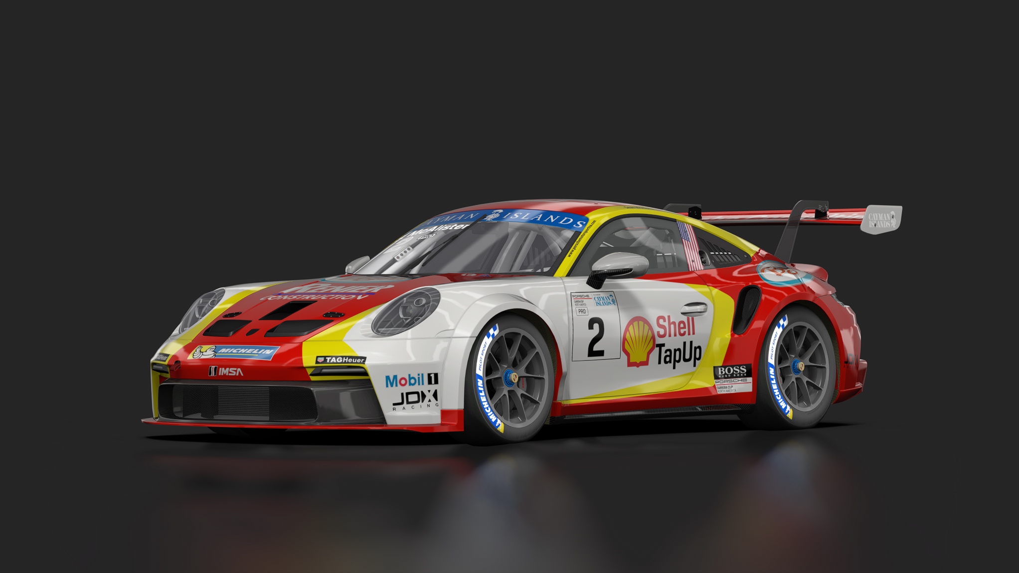 Porsche 911 (992) GT3 Cup, skin Carrera_Cup_NA_2