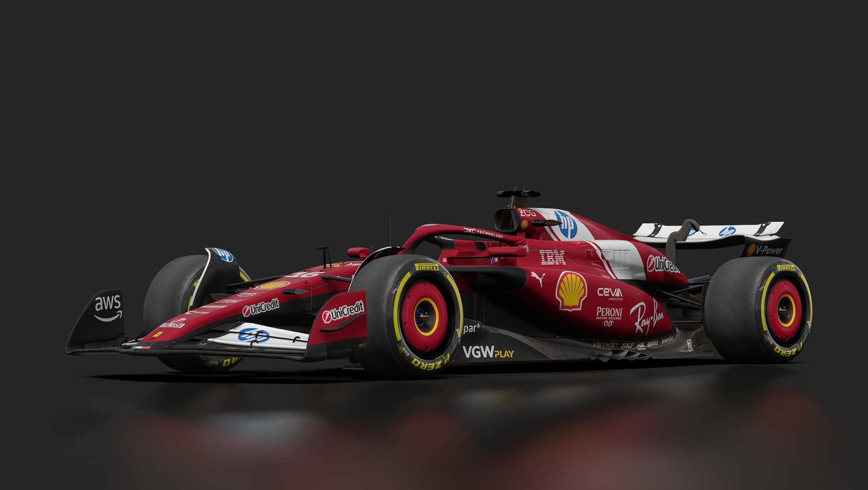Formula 1 2025, skin SF25_16_Leclerc