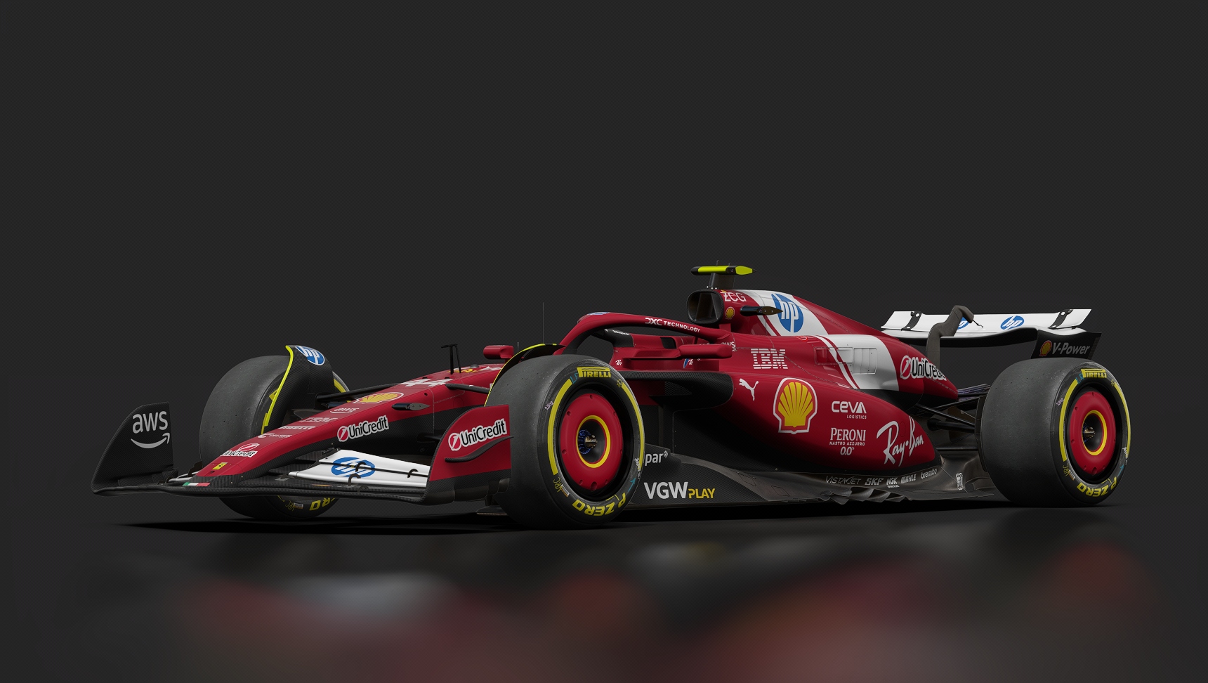 Formula 1 2025, skin SF25_44_Hamilton