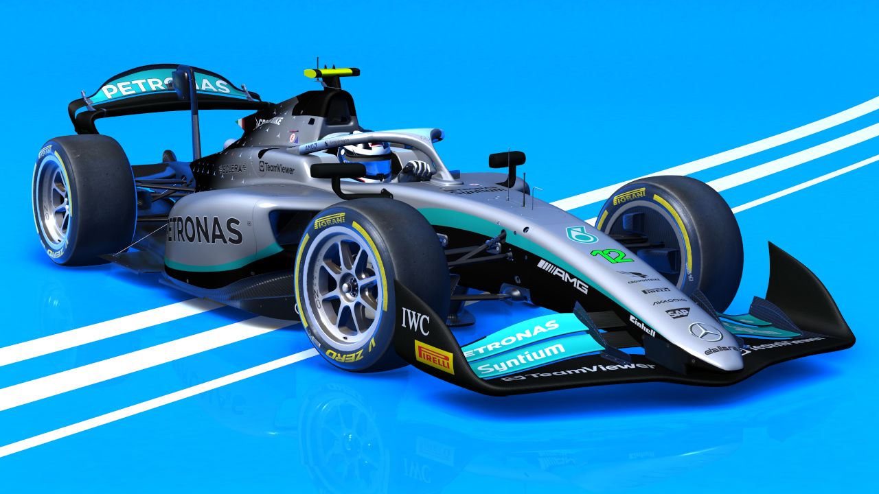 VRC F2 2024, skin #12 Mercedes Antonelli