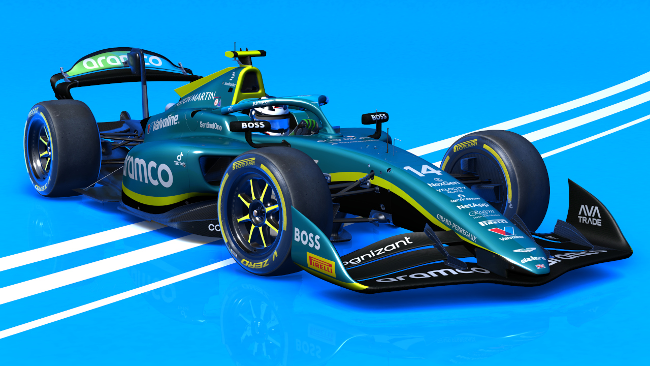 VRC F2 2024, skin #14 AMR Alonso