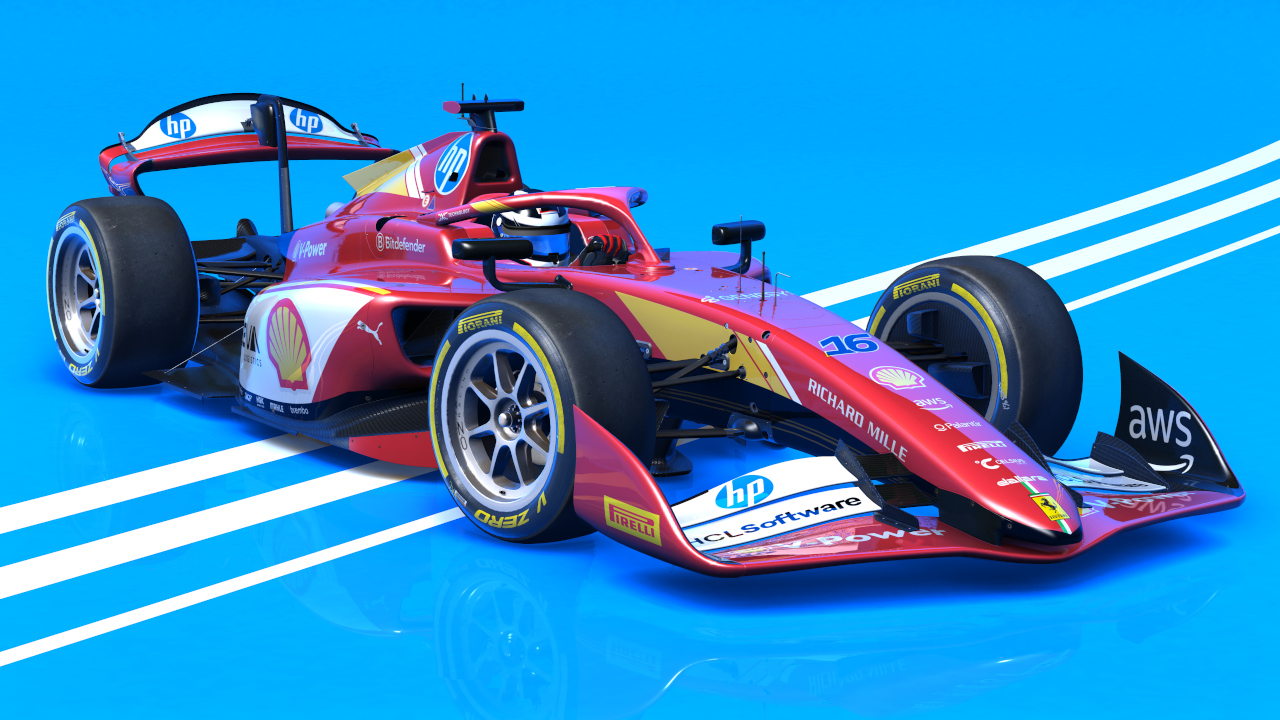 VRC F2 2024, skin #16 Ferrari Leclerc
