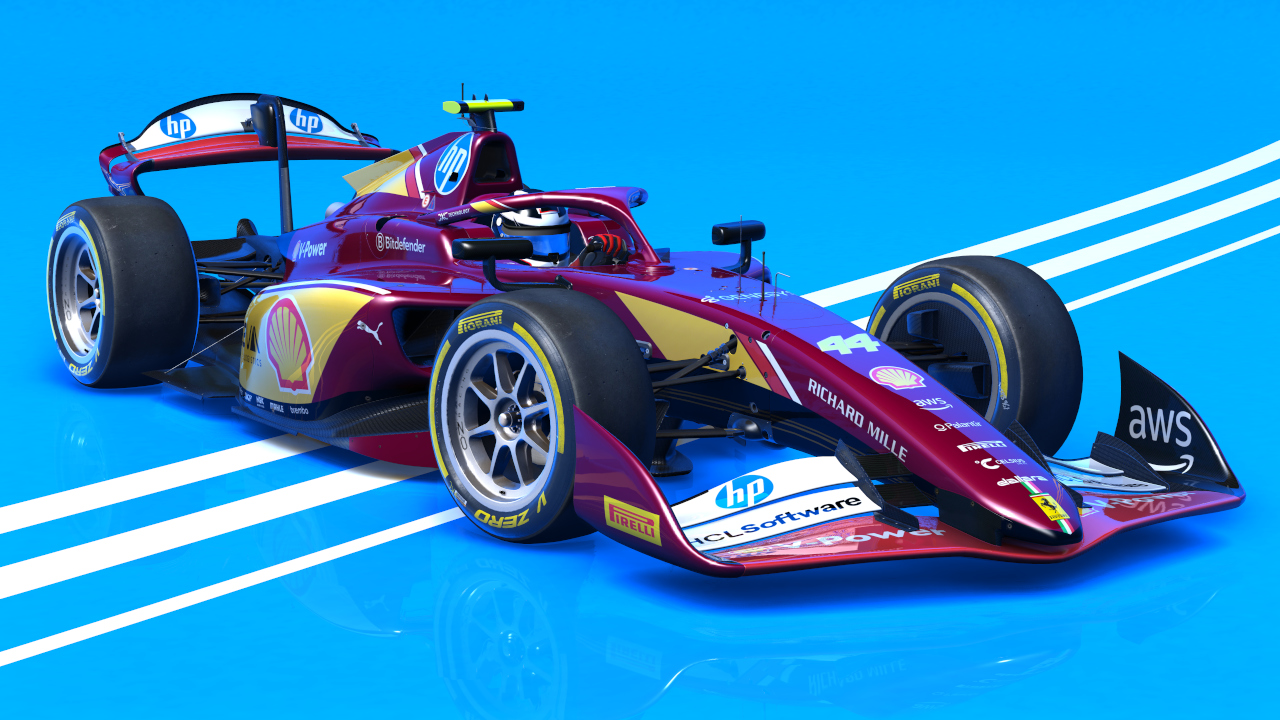 VRC F2 2024, skin #44 Ferrari Hamilton