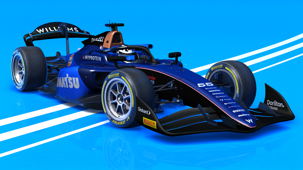 VRC F2 2024, skin #55 Williams Sainz