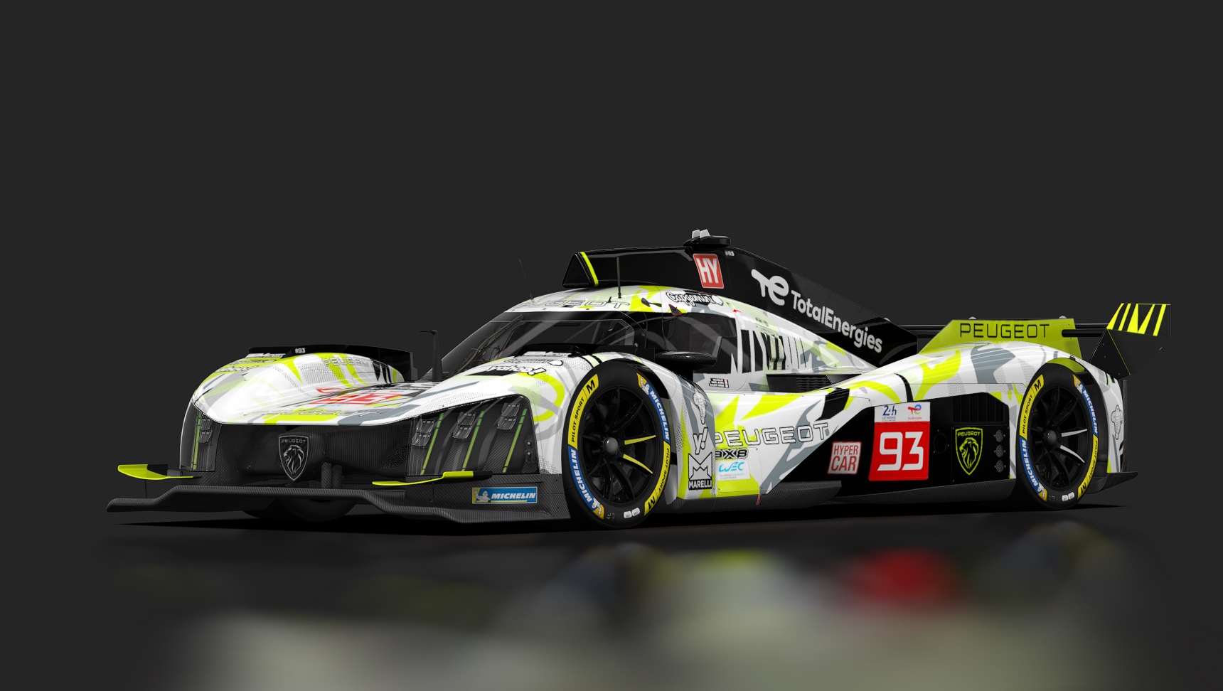 Peugeot 9T8, skin 2024_Peugeot TotalEnergies_LeMans_93