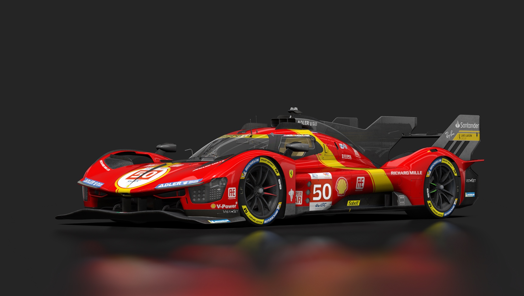 Ferrari 499P, skin 2023_AFCorse_LeMans_50
