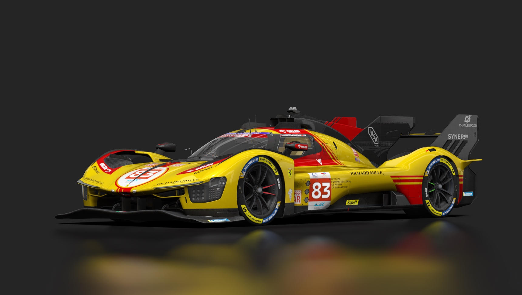 Ferrari 499P, skin 2024_AFCorse_LeMans_83